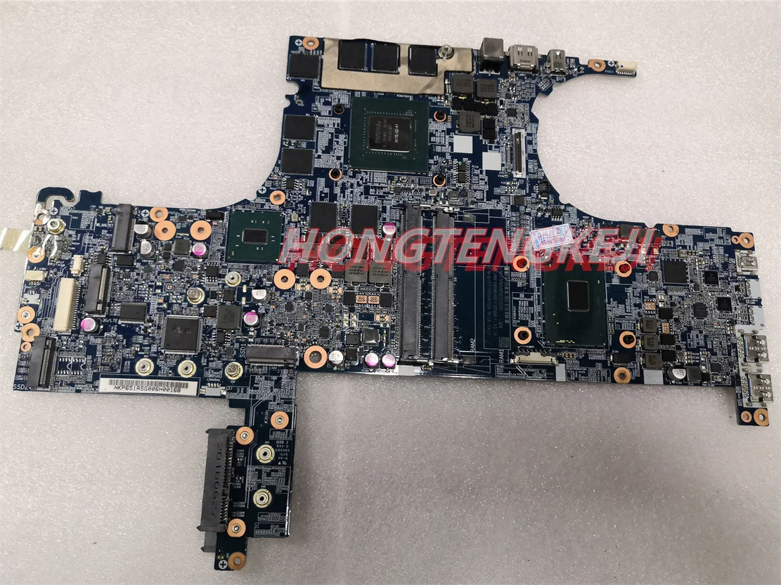 Б/у материнская плата для ноутбука 6-77-p650rsga-n02a стандарта Clevo P650RS Monster Tulpar T7 с фотоэлементами и тест GTX1070M ОК