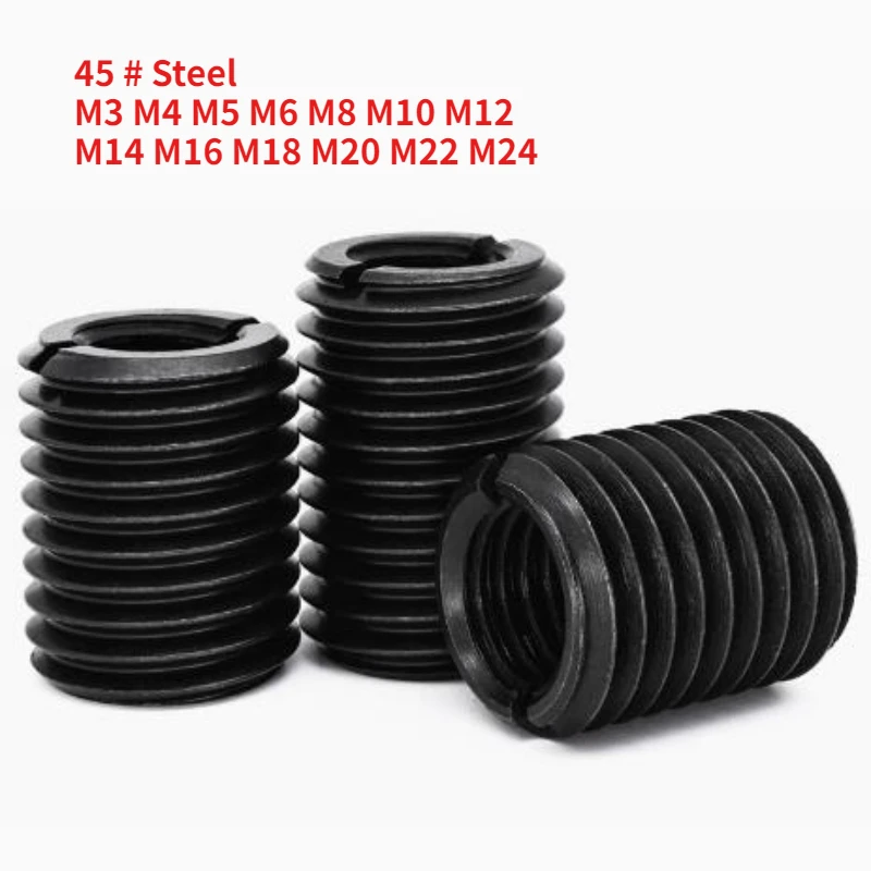 

Черненая стальная резьбовая вставка M3-M24