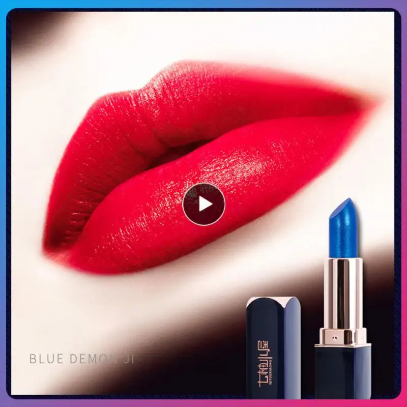 

Blue Rose Lipstick Temperature Color Changing Long Lasting Moisturizing Sexy Lip Balm Natural Lip Stick Makeup Female Cosmetics