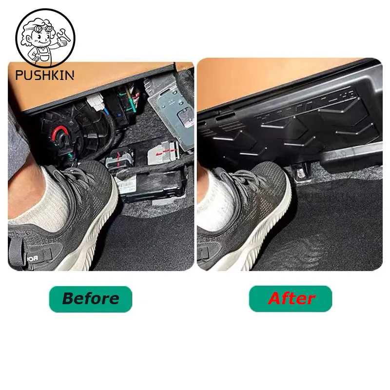 Для HAVAL H5 2023 2024 специальная плата защиты компьютера Copilot гнездо для ног аксессуары