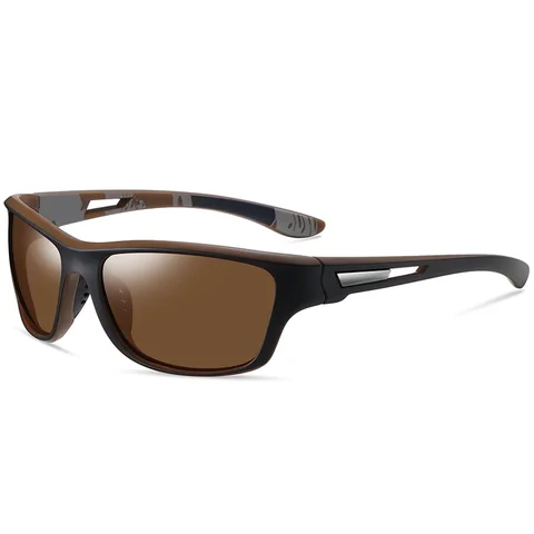 Солнцезащитные очки Мужские поляризационные для спорта на открытом воздухе при близорукости с защитой от ветра и рецептурными линзами от 0-0,5-0,75 до-6,0