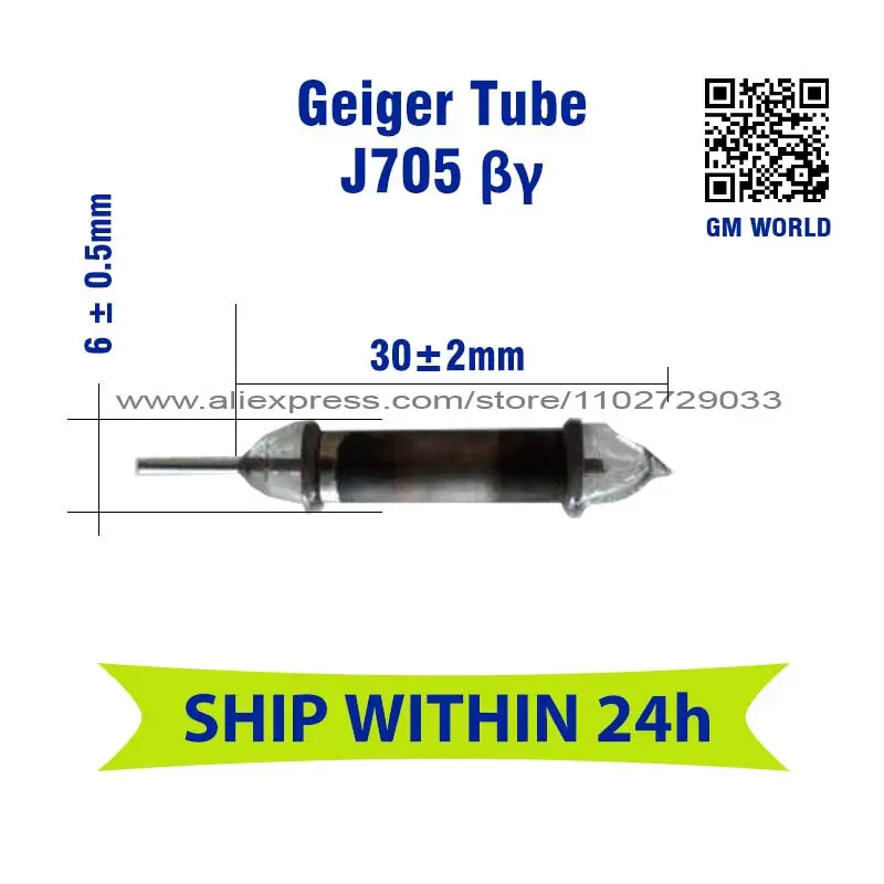 

J705 high sensitivity Geiger tube use for portable Geiger counter nuclear radiation detection sensor GM tube