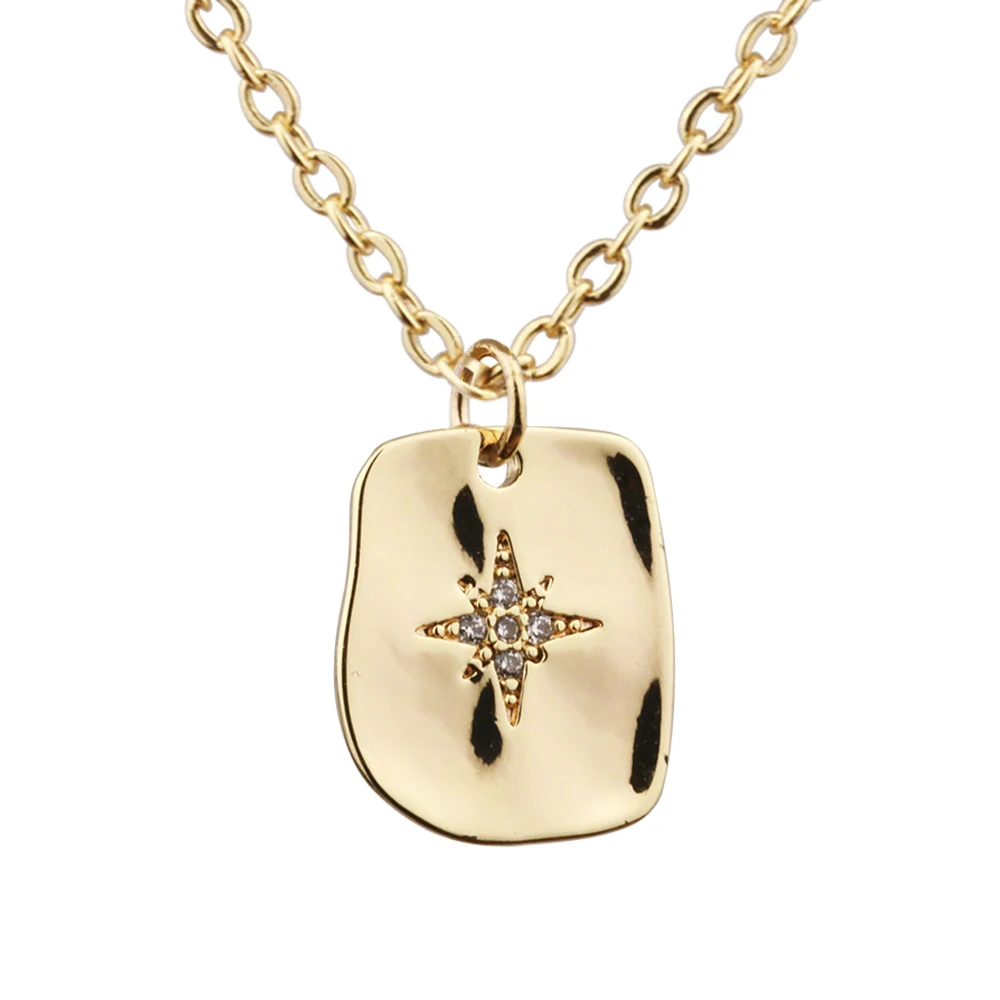 

Star 14k Gold Plated Pendant Clavicle Necklace For Women Party Jewelry Gift