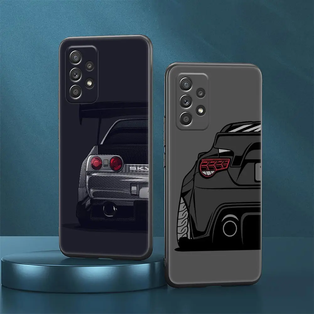 

JDM Tokyo Drift Sports Car Case For Samsung Galaxy A23 5G Cases A13 4G A24 A23 A12 A14 A21s A22 A01 A02 A03 A04 Soft Phone Cover