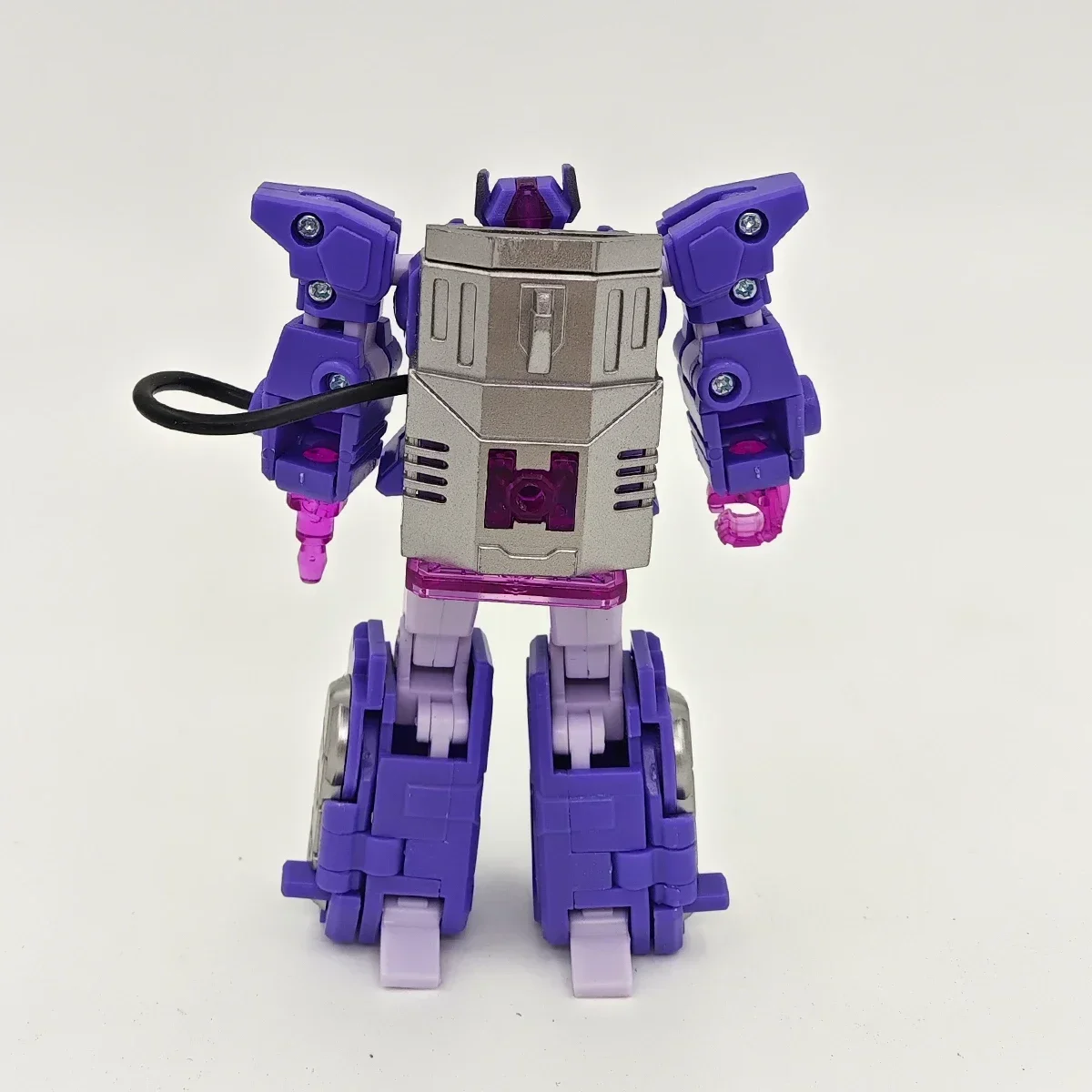 Фото В наличии Трансформирующие игрушки PocketToys PT03 Shockwave G1 Анимированная версия Малый масштаб Модель робота Фигурки Коллекция Подарок №5