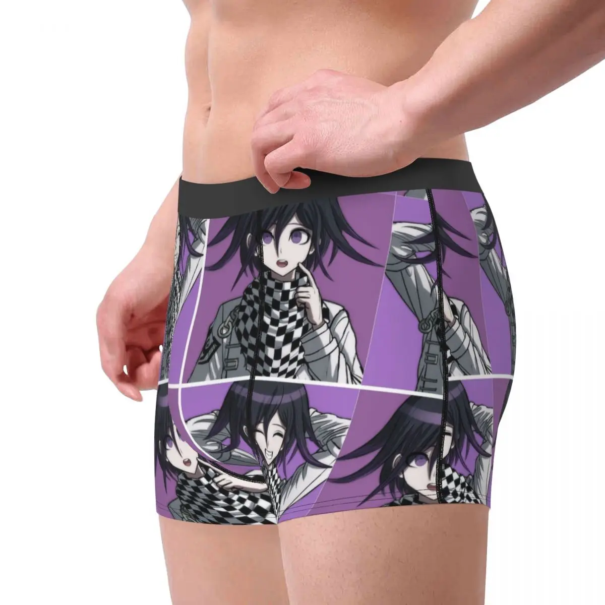 Мужские трусы-боксеры Kokichi Ouma Danganronpa V3 дышащее нижнее белье мужские забавные