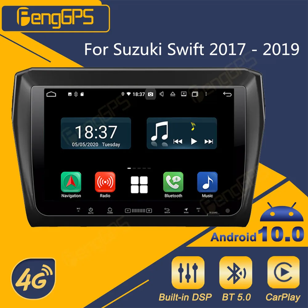 

Автомагнитола для Suzuki Swift 2017 2018 2019 Android 2Din стерео приемник Авторадио мультимедийный DVD-плеер GPS навигация головное устройство экран