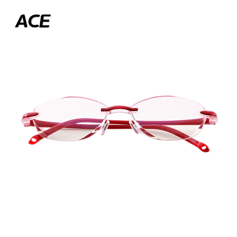 

Frameless Blue Light Blocking Reading Glasses Men Women Fashion Rimless Hyperopia Eyeglasses Diopter +1.0 +1.5 +2.0 +2.5 +3.0