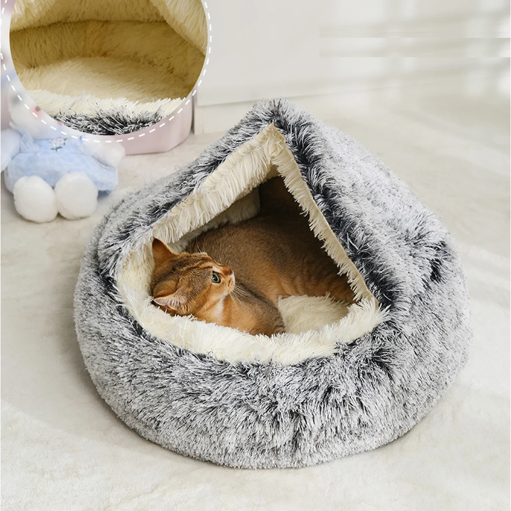 

New Dogs Kennel Plush Winter Warm Ded Soft Comfortable Pet Accessories Cat Clanket For Small-40CM Medium-50CM Large 60CM