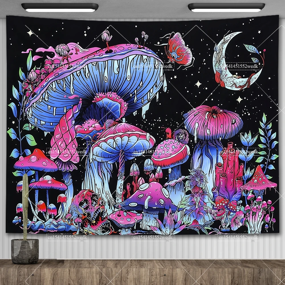 Готический гобелен FFO Skull Floral