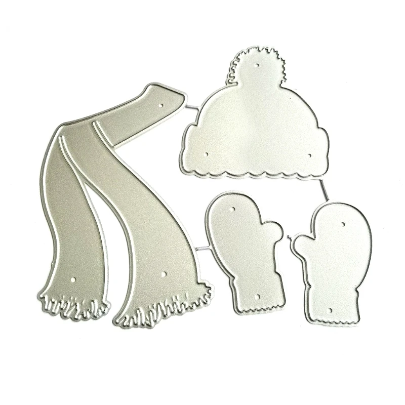 

Hat Scarf Gloves Metal Cutting Dies Stencil Die Cut DIY Scrapbooking Album Paper Card Embossing Template Mold Craft Decoration