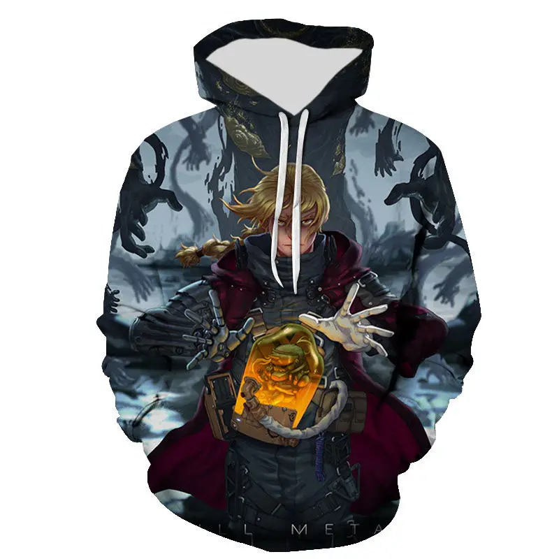

New Casual 3D Printed Fullmetal Alchemist Men Women Children Streetwear Hoodies Fashion Sleeve Boy Girl Kids Sweatshirts Coat