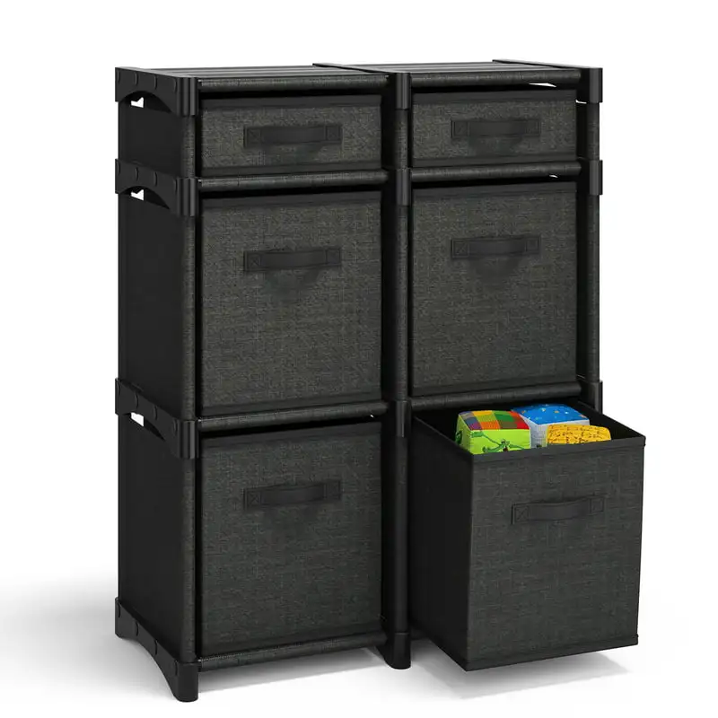 

PC Cube Storage Organizer for Bedroom - Box Storage Cuber Orgainzer - Storage Shelves Units for Living Room, Office, & Playroom