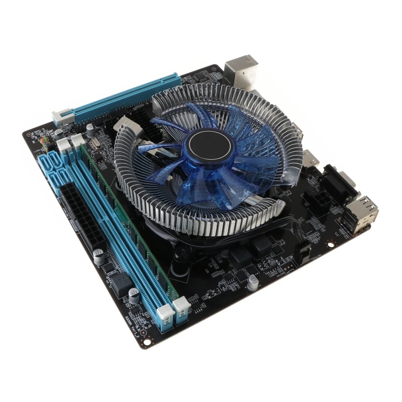 Компьютерная материнская плата HM55 I3 I5 Lga 2. 0 4G вентилятор охлаждения памяти Atx