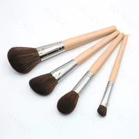 4pcs sep makeup powder brush blush brush highlighter brush small concealer brush set synthetic hair pro face makeup brushes set