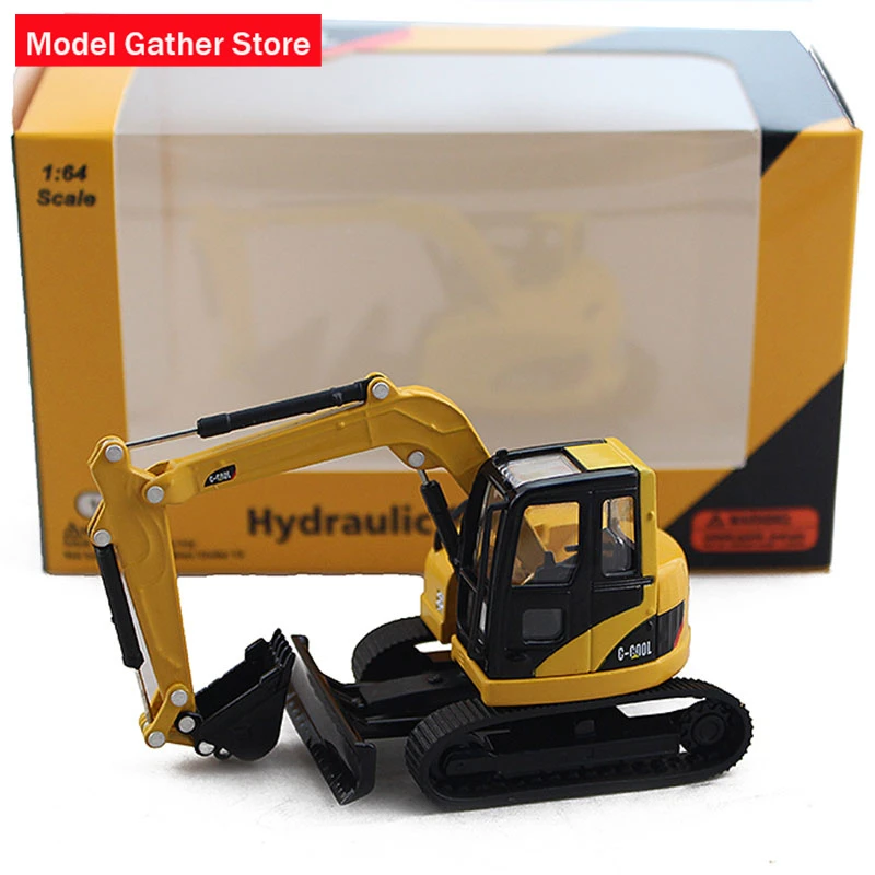 

C-COOL 1:64 гидравлический экскаватор, Инженерная модель автомобиля 80001, игрушечный автомобиль для детей, подарок