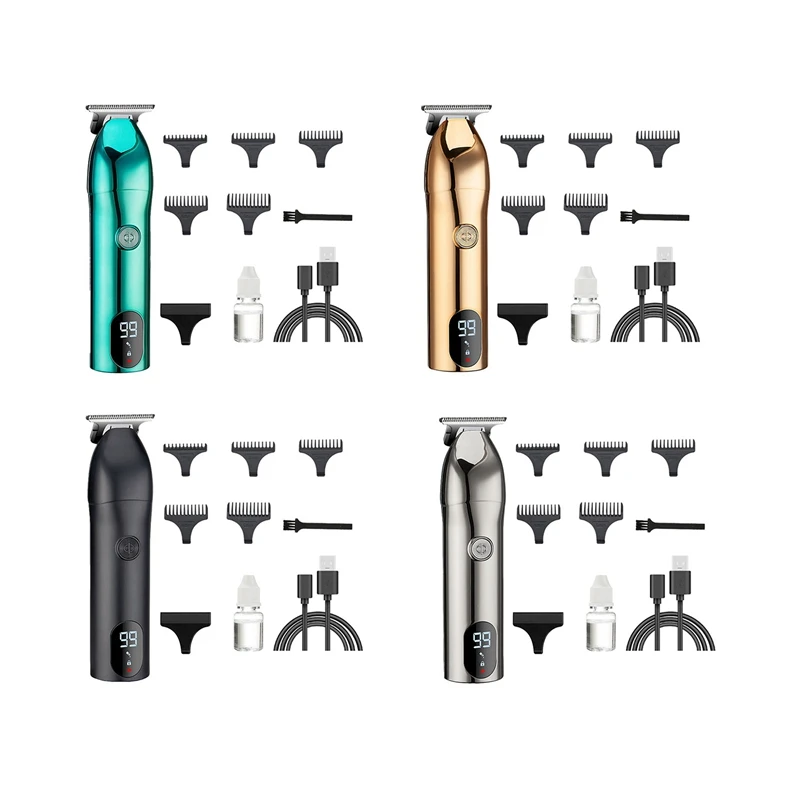 

Men Hair Clippers Electric Beard Trimmer Professional Hair Cutting Machine For Men Grooming, Digital Display