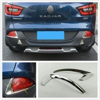 for renault kadjar 2016 2017 2018 exterior accessories abs chrome rear tail lights lamps taillights frame cover trim
