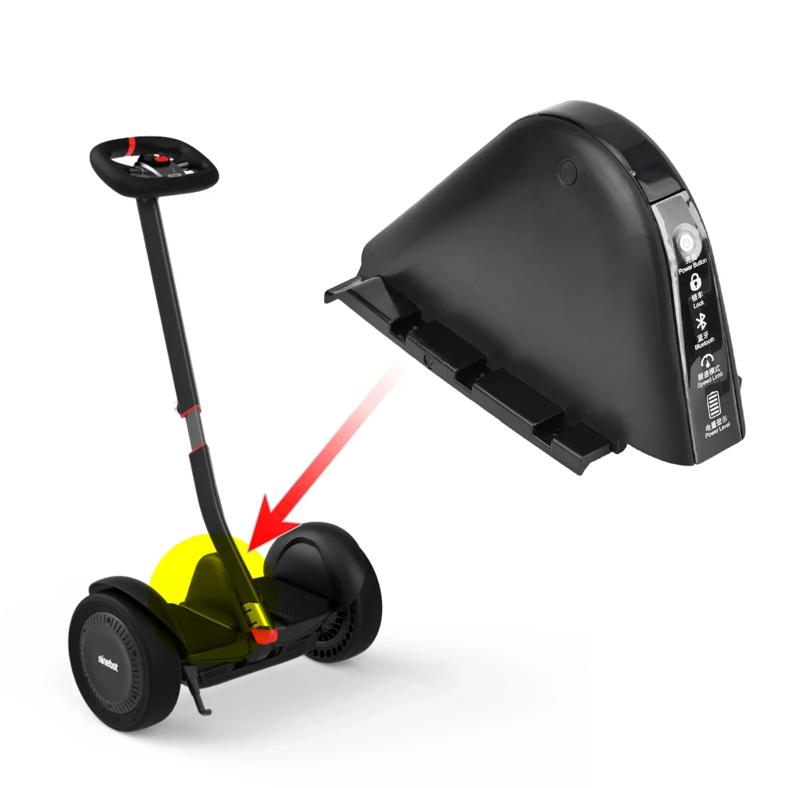 Оригинальный переключатель питания салона для Ninebot Gokart Pro и S Max