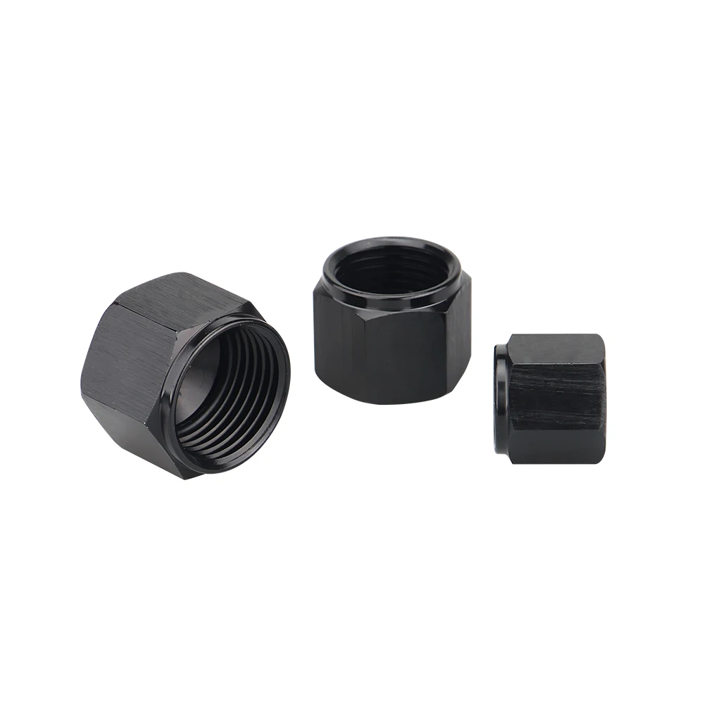 

AN6 AN8 AN10 Female Thread Flare End Cap Tube Fitting Hex/Hexagon Port Adapter Blanking Plugs Cap Lock Hose Connector