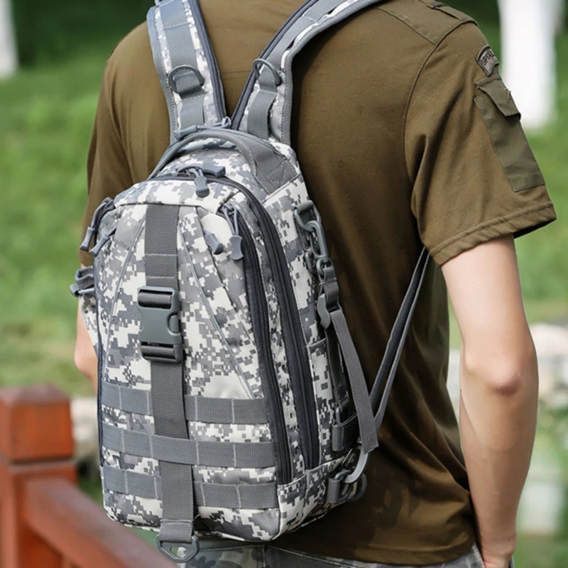 

Мужская походная Военная Тактическая Сумка через плечо для кемпинга спорта Треккинга Альпинизма рыбалки на открытом воздухе нагрудная сумка для мужчин