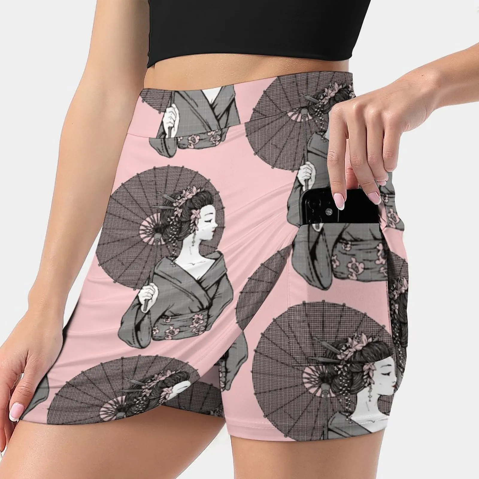 

Юбка женская короткая в японском стиле