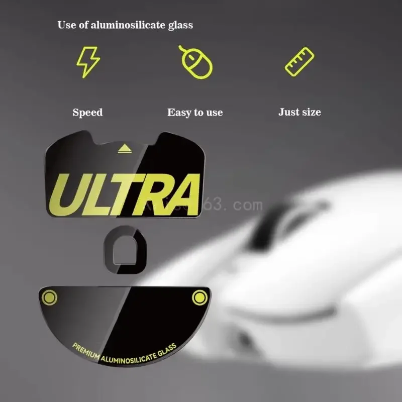 Стеклянные ножки мыши коньки для V3Pro круглые изогнутые края