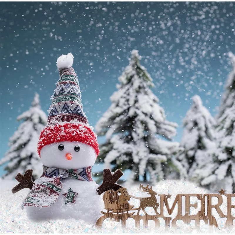 Белые рождественские украшения искусственный снег для рукоделия украшение в