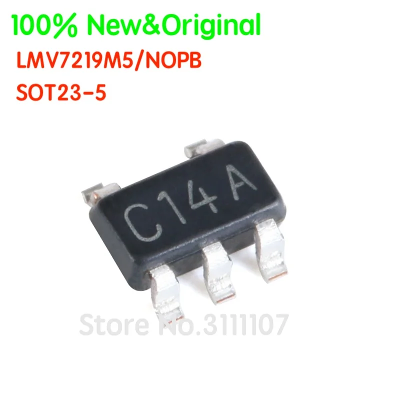 

LMV7219M5/NOPB SOT23-5 2.7V-5V Voltage Comparator Original Genuine Patch 100% New&Original