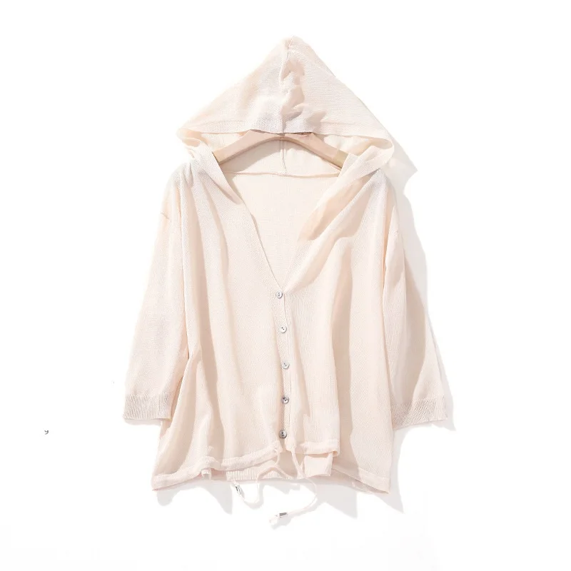 Новинка Однотонный свитер яркий Женский вязаный Топ Модный женский кардиган