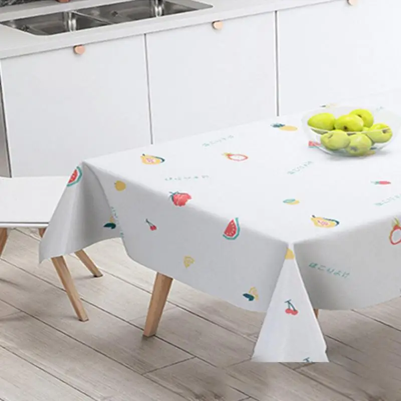 

Household Disposable Tablecloth Rectangular Coffee Table Cloth Oil-proof Waterproof Dining Table Mat Tableware Mat Nordic PVC