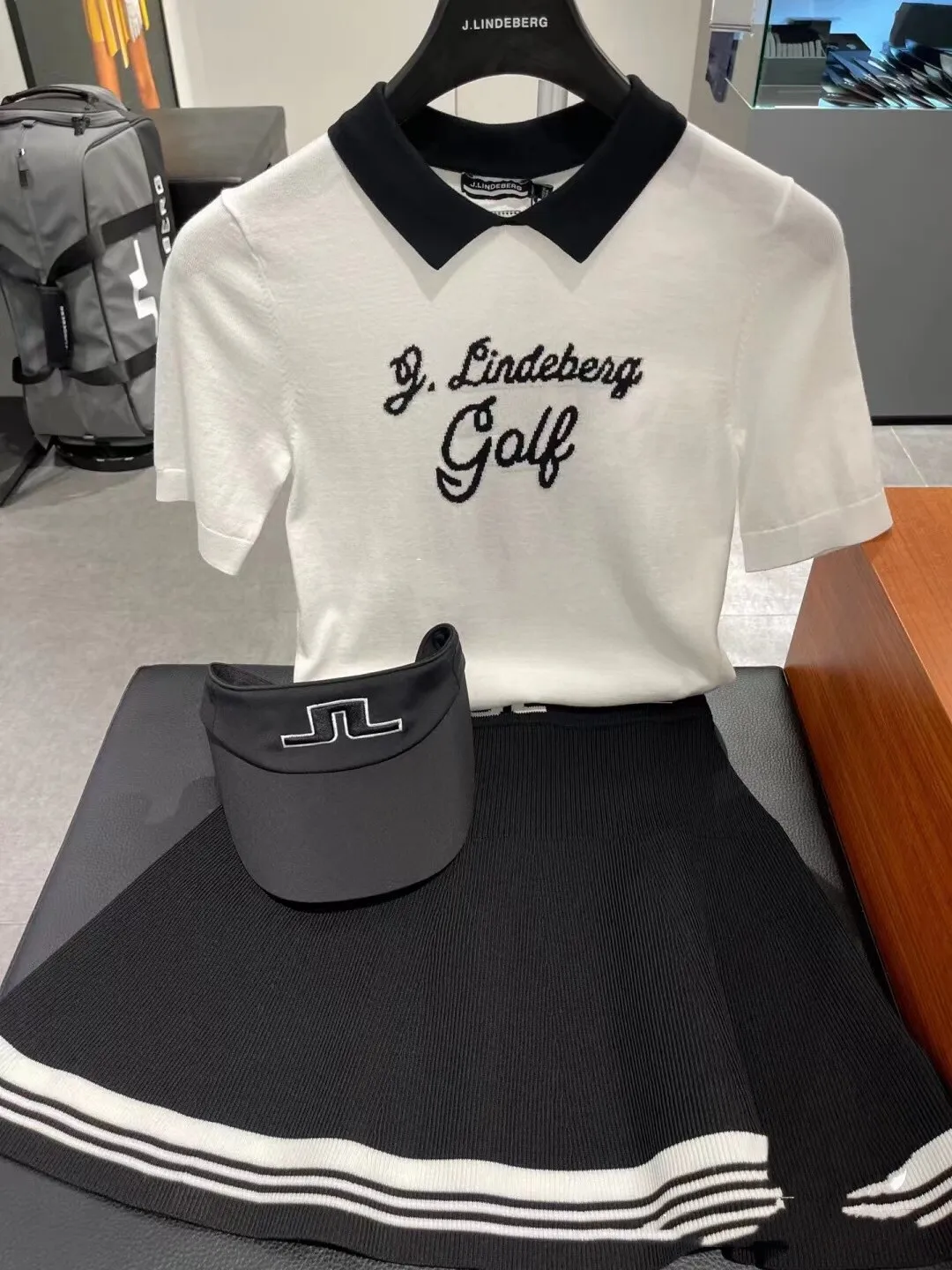 

Женский топ с коротким рукавом для гольфа, Летний дышащий эластичный вязаный пуловер для отдыха и спорта, одежда для гольфа с коротким рукав...