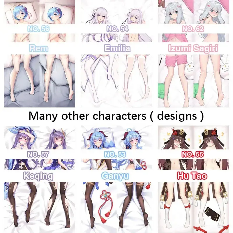 Надувная подушка для тела в стиле аниме Genshin Impact Keqing Dakimakura Air с сексуальным