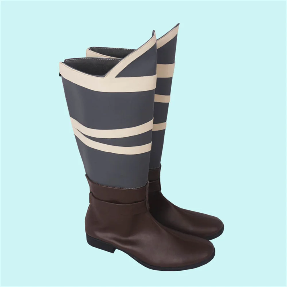 Genshin Impact Kaedehara Kazuha Обувь для косплея Сапоги Игра Аниме Хэллоуин Рождество RainbowCos0