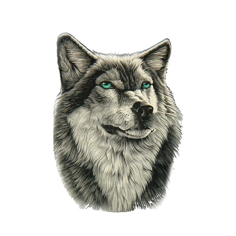 

Наклейка с головой волка, автомобильная личность, Доминант с волком, яркие царапины, наклейка на бампер, наклейка для украшения мотоцикла.