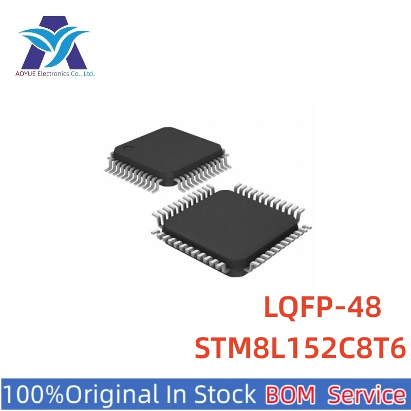 

New Original Stock IC Electronic Components STM8L152C8T6 STM8L152C8T6TR STM8 MCU Series One Stop BOM Service