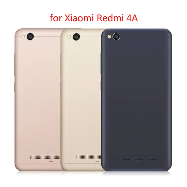 

for Xiaomi Redmi 4A Battery Back Cover Rear Door Housing + Side Key for Xiaomi Redmi 4A Replacement Repair Spare Parts