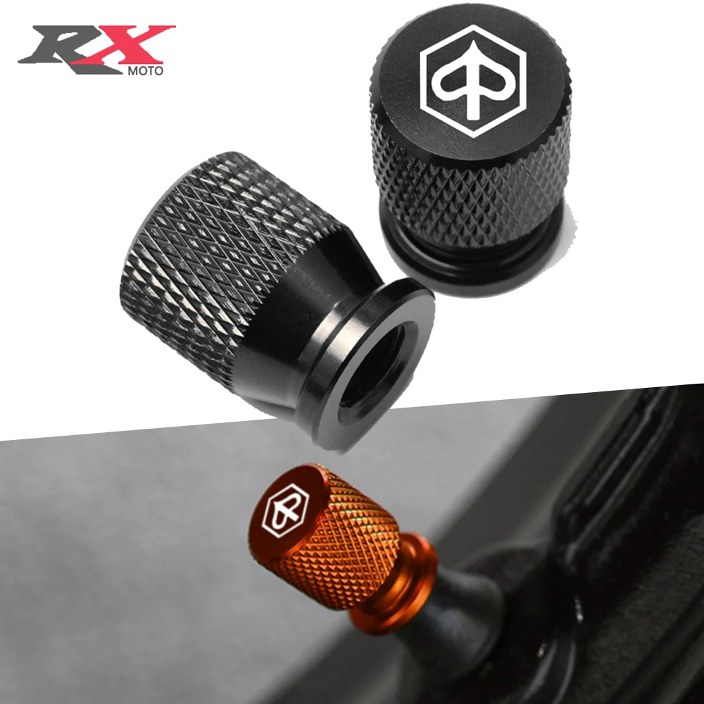 

For PIAGGIO Liberty125 MP3 500 Medley Beverly 300 ZIP50 X7 X9 Motorcycle CNC Valve Core Cap Aerated Mouth Tires Gas Nozzle Cover