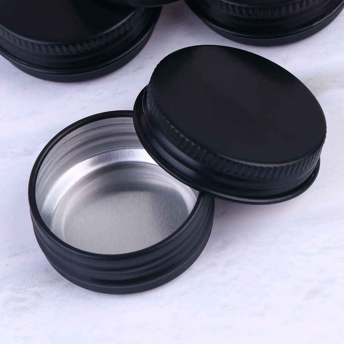 

20Pcs Refillable Round Empty Aluminum Makeup Sealed Metal Tin Jar Container Empty Jars For Travel 15ml