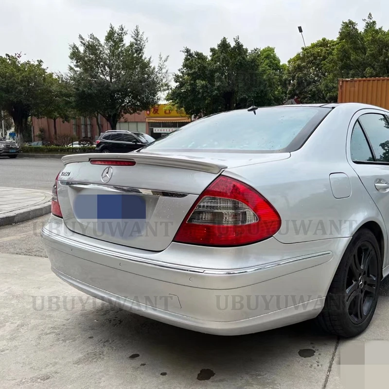 Для Mercedes-Benz W211 E300 E320 E240 автомобильный спойлер высокого качества глянцевое черное
