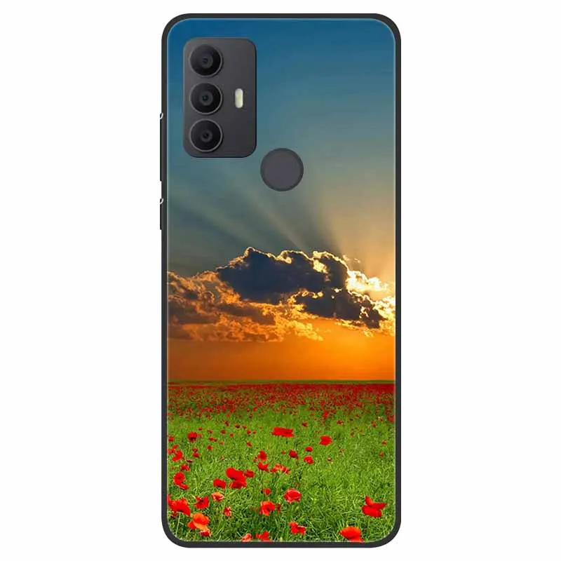 Фото Чехлы для TCL 30 SE 306 305 20 20XE 40 SE 20S 20L Plus Pro, мягкие силиконовые чехлы из ТПУ с рисунком Пейзажа для TCL 20B 20 №5