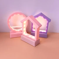 3d love night light plastic stylish simplicity creative bedroom bedside lamp girl room decoration personalized toy lampe led a