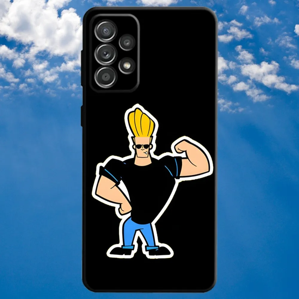 Мультяшный чехол J-NY Bravo для Samsung S21 S22 Ultra S20 S30 plus S23 Ультратонкий Мягкий Черный