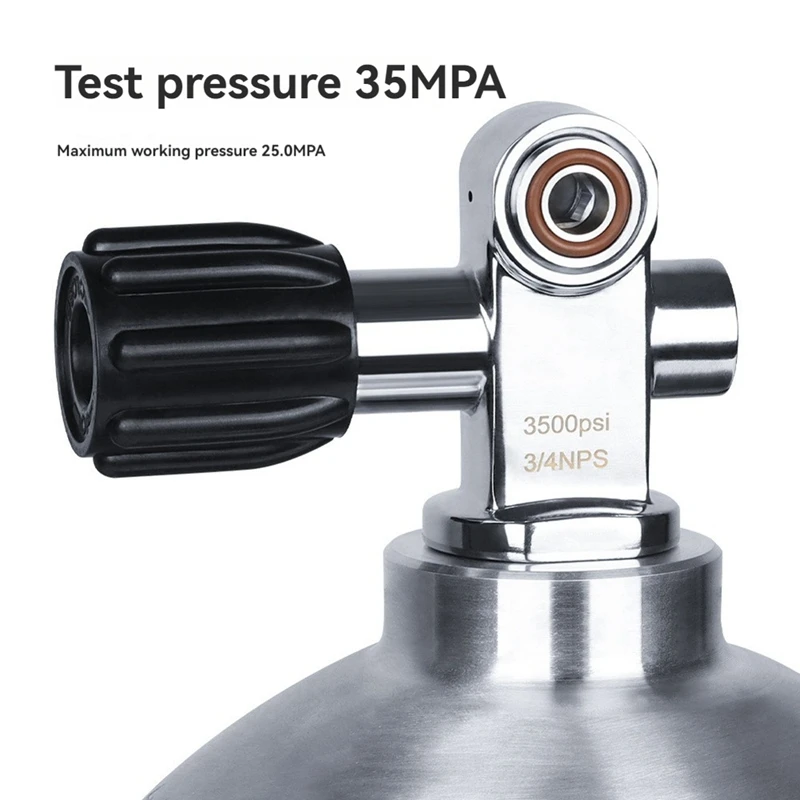 BEAU-5000Psi 3/4-14NPS G3/4 Клапан резервуара для подводного плавания высокого давления