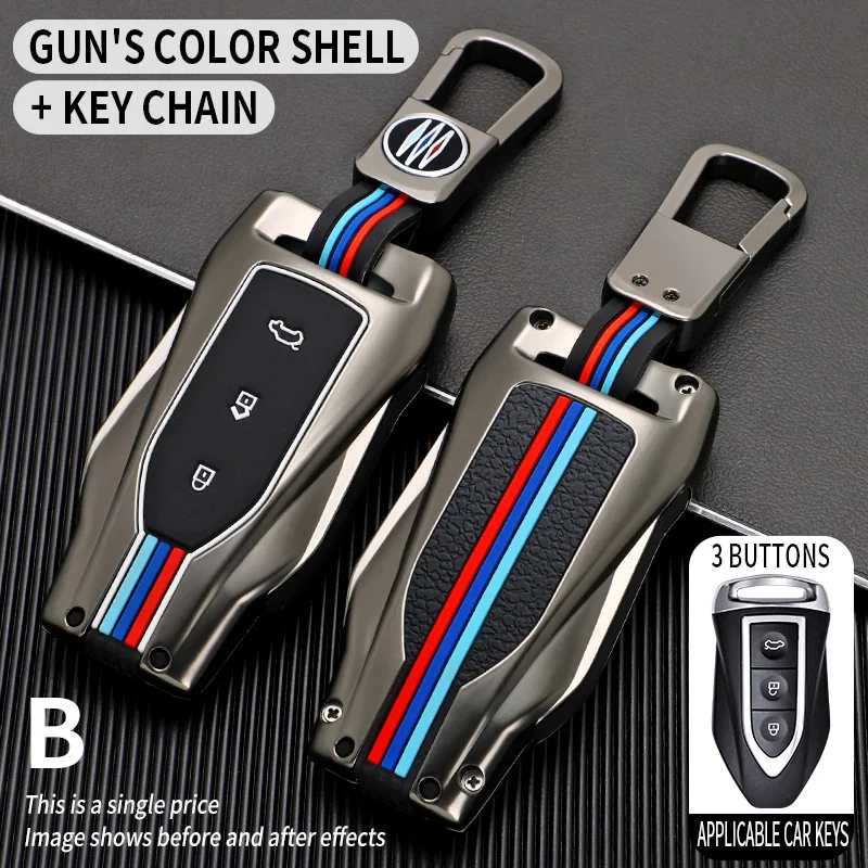 

Zinc Alloy Car Remote Key Case Cover Protect Shell Fob For Zotye T600 T700 SR7 SR9 Z700 Z500 KeyChain Auto Accessories