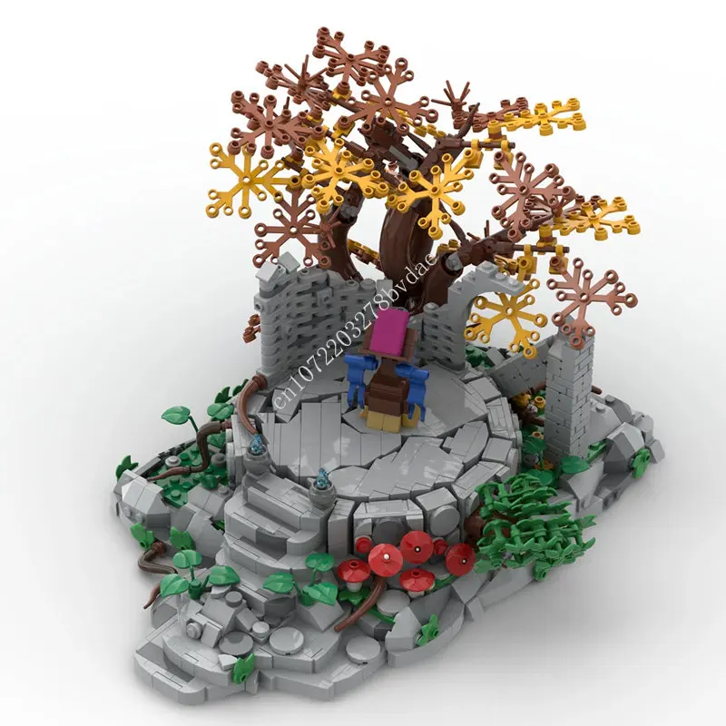 

1363PCS Customized MOC Medieval Castle Magical Circle Street View Model Building Blocks Bricks Children Birthday Toys Xmas Gifts