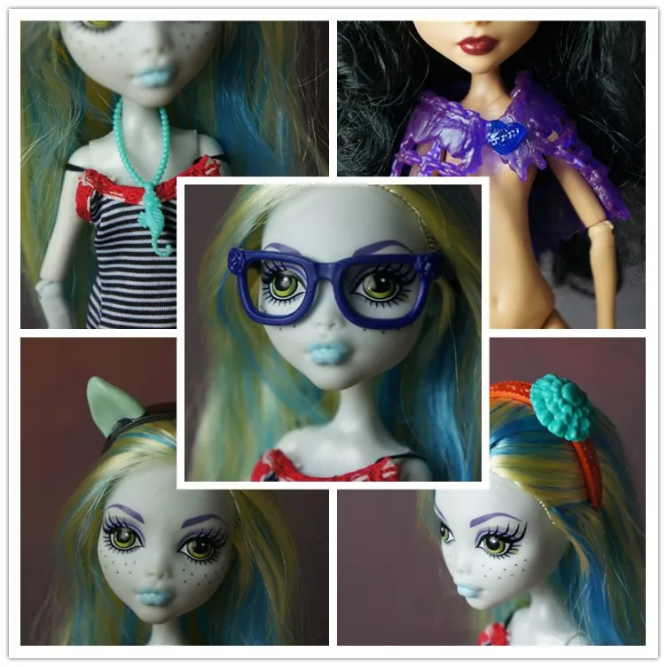 

Аксессуары для кукол Monster High Dolls для 1/6 кукольного домика детская игрушка для вечерние Запчасти для очков без куклы wave 2