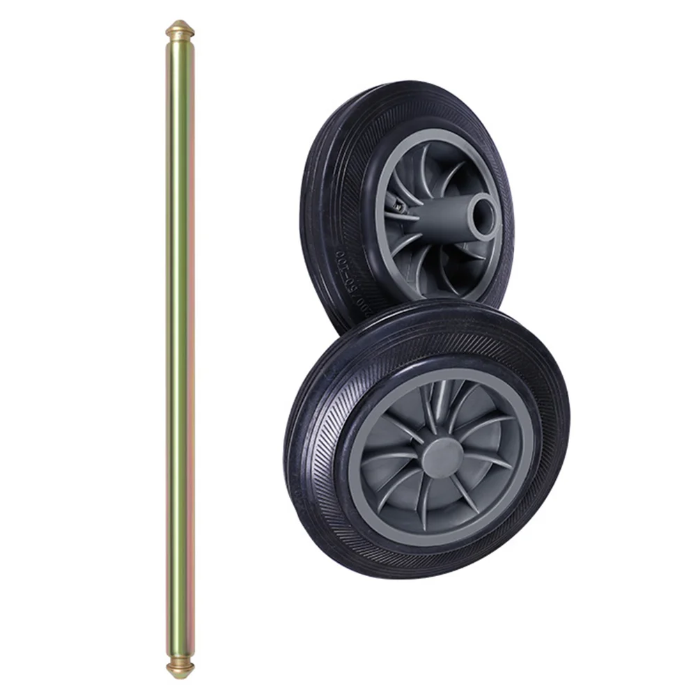

1 Set Trash Can Wheel Sturdy Nice Light Good Safe Can Pulley Pulley for Can Trash
