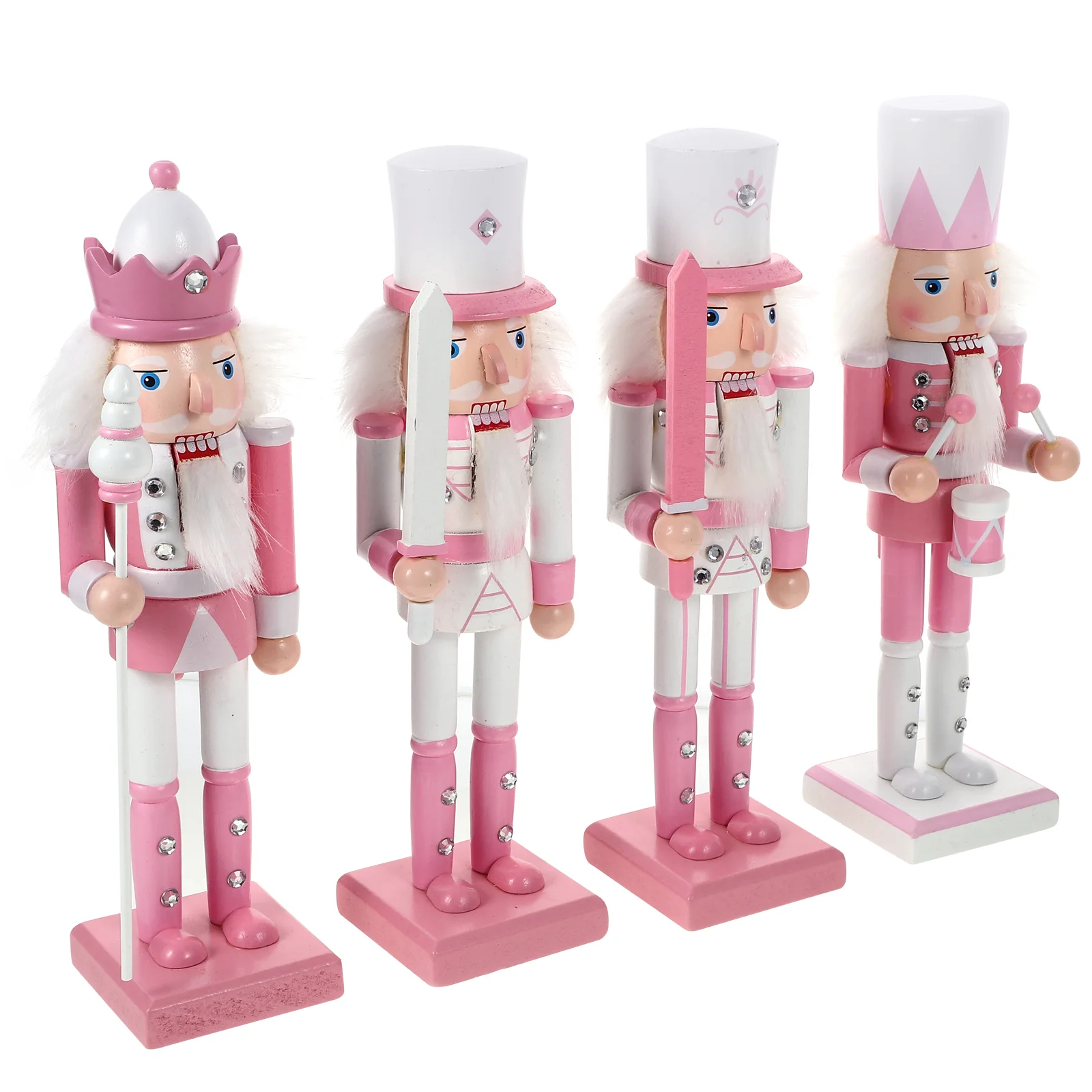 

Christmas Nutcracker Desktop Nutcrackers Craft Wood Ornaments Holiday Xmas Outdoor Decorations Giant 150cm Belen figures