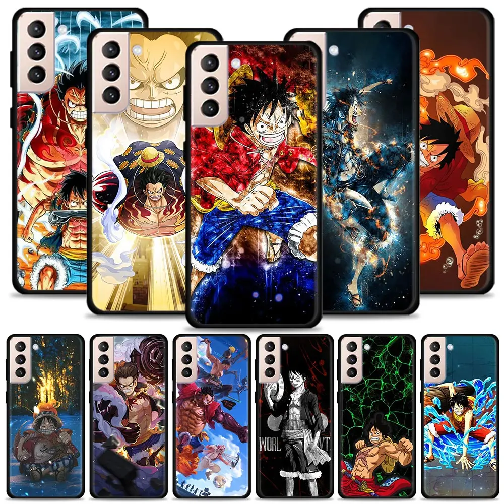 

Anime One Piece Monkey D. Luffy For Samsung Galaxy S22 S21 S20 Ultra FE S22 S21 S20 S10 S9 S8 Plus Note 20Ultra 10 Plus Case